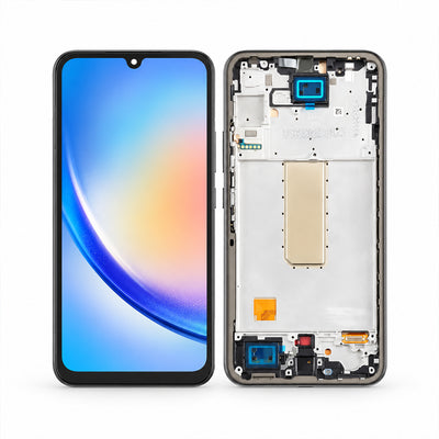 Replacement Screen with Frame for Samsung Galaxy A34 5G