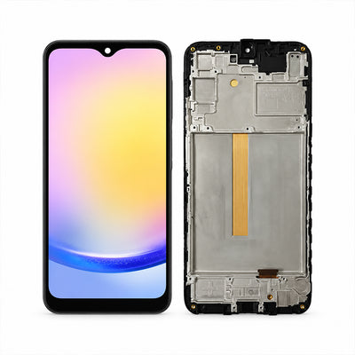 Standard LCD Screen with Frame for Samsung Galaxy A25 5G