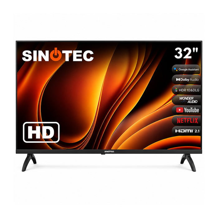 Sinotec 32-Inch HD LED Google Smart TV with Chromecast