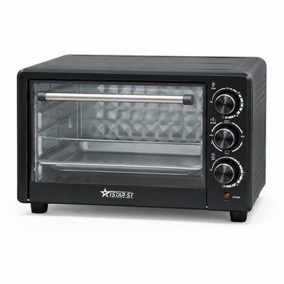 iStar-ST 56L Toaster Oven with Adjustable Temperature Control - Black