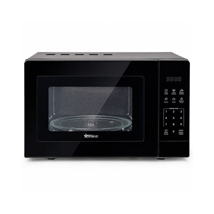 20L Digital Microwave Oven 700W with Defrost Function - Black