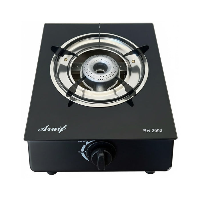 Aruif Single Burner Tempered Glass Gas Stove