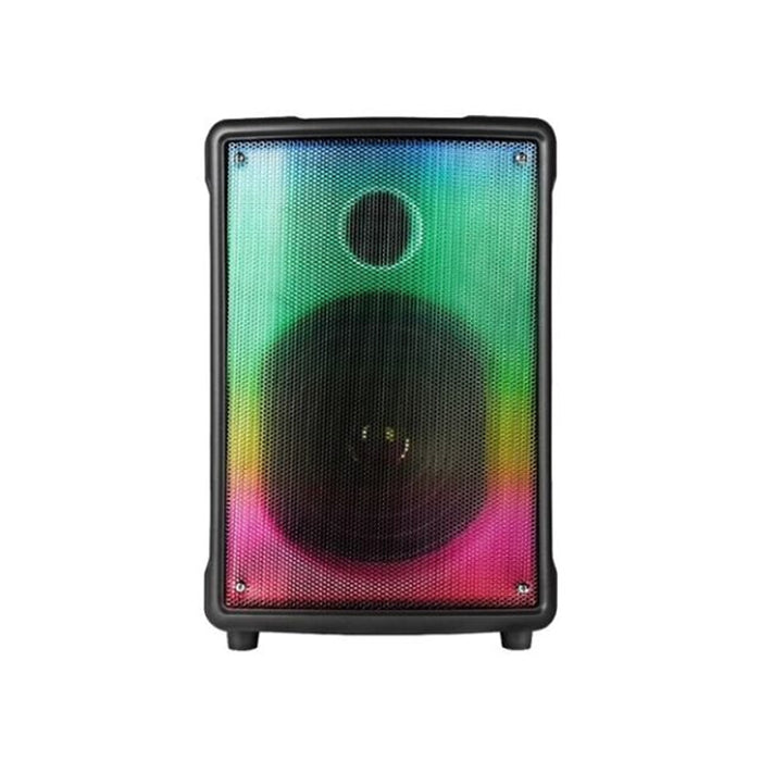 ECCO Portable Bluetooth Speaker with Disco Light & Karaoke Mic Input