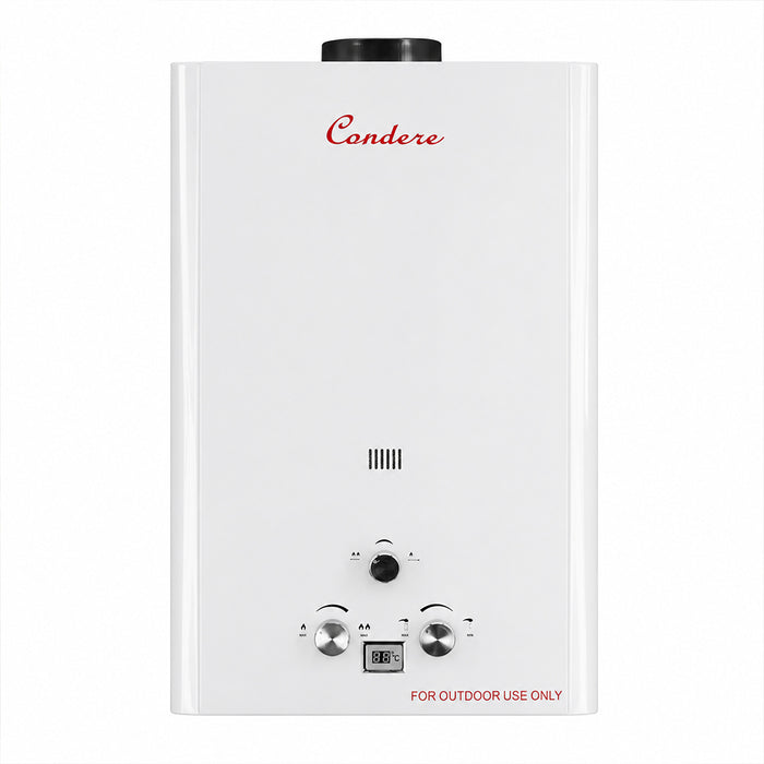 Condere 12L LPG Tankless Gas Water Heater & Gas Geyser