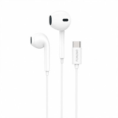 FONENG T36 Type-C Half In-Ear Wired Earphones