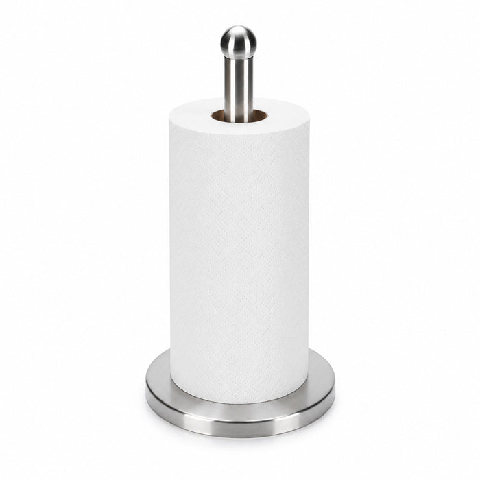 Stainless Steel Countertop Paper Towel Holder with Round Base
