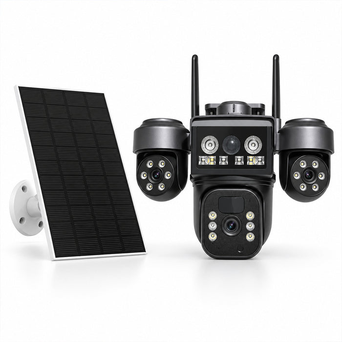 4G LTE Solar-Powered Outdoor Security Camera with EseeCloud App