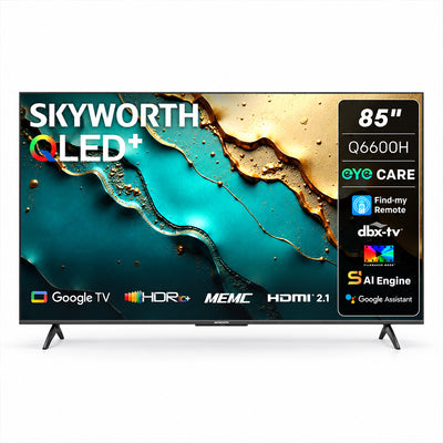 Skyworth 85-Inch QLED+ 4K UHD Google Smart TV