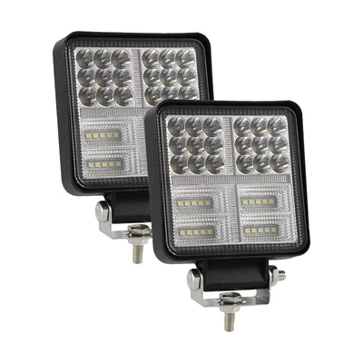 Istar-ST 55mm Dual-Color LED Auxiliary Car Light - Pack Of 2