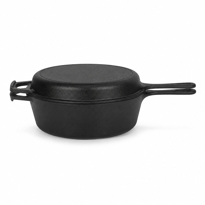 2-in-1 Multi Cooker Deep Pot with Frying Pan Lid - 26cm