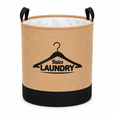 iStar Foldable Laundry Basket with Carry Handles