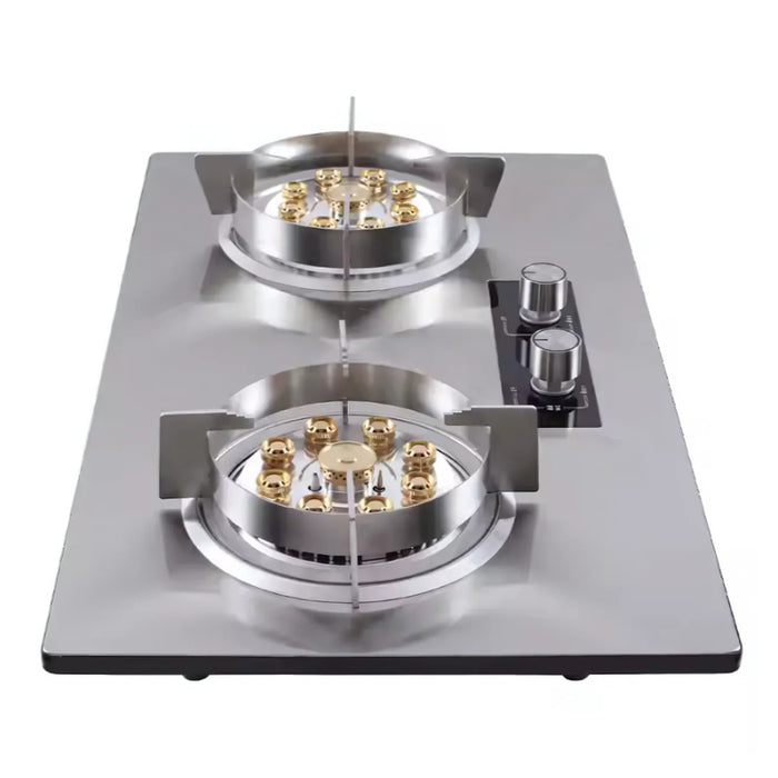 XMY 2-Burner Stainless Steel Gas Stove