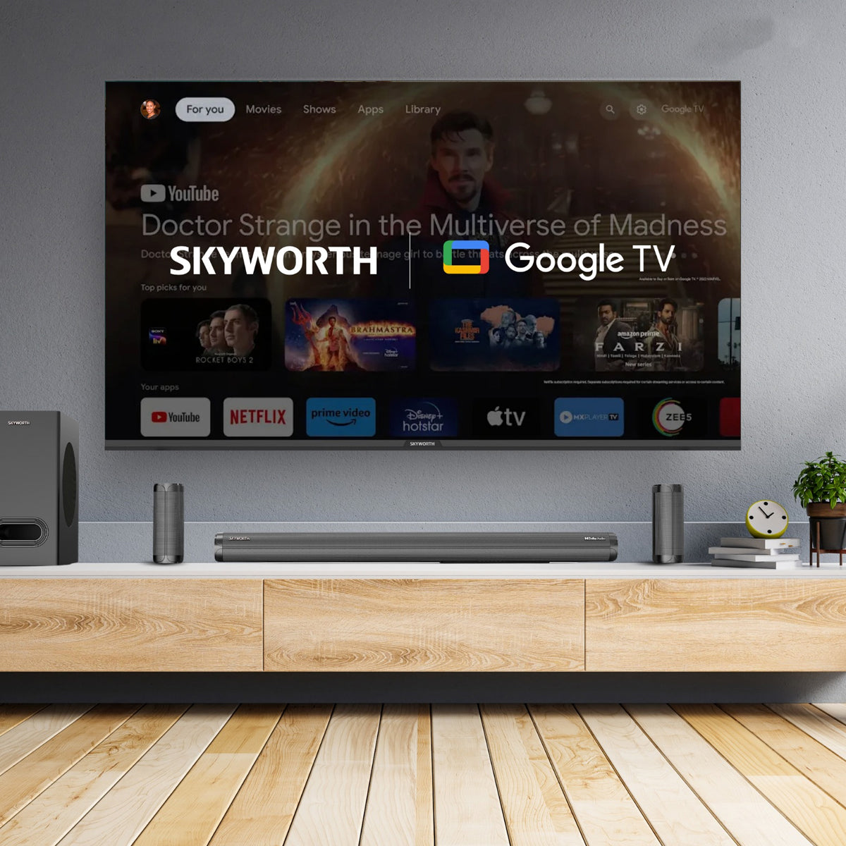 Skyworth 75″ UHD Google TV – 75G6600H