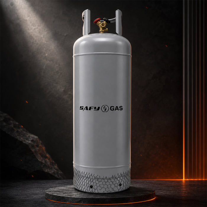 SAFY 48kg Double Valve LPG Gas Cylinder Empty