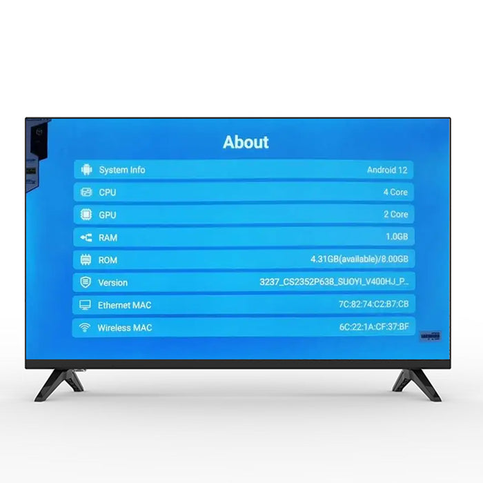 Fussion 42-Inch Full HD Smart LED TV Android 12 - PLEDAAD03B