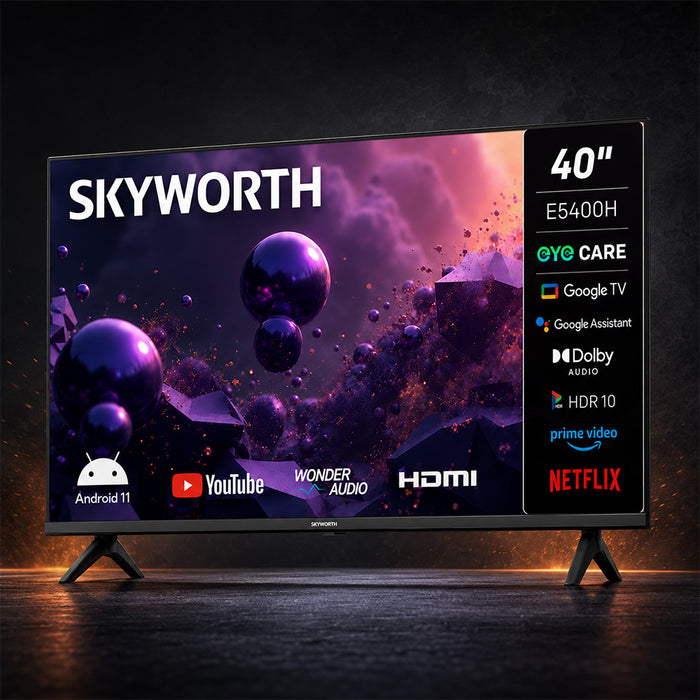 Skyworth 40-Inch FHD Google Smart TV with Eye Care