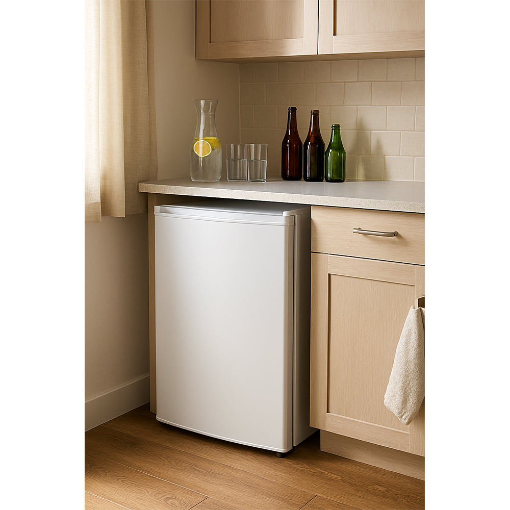 Fussion Stainless Steel Bar Fridge – Compact & Stylish Cooling
