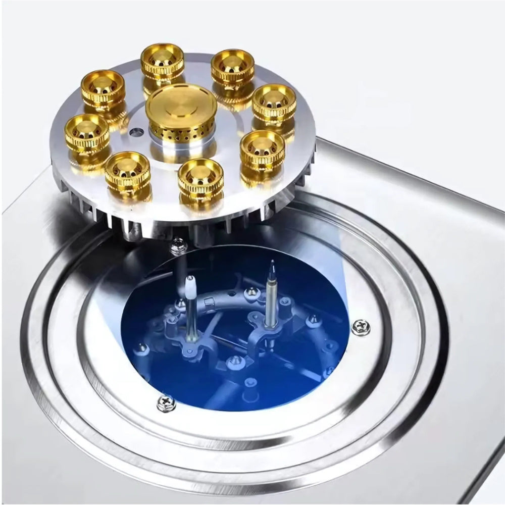 Gas Stove 2 Burner – Stainless Steel with Timer