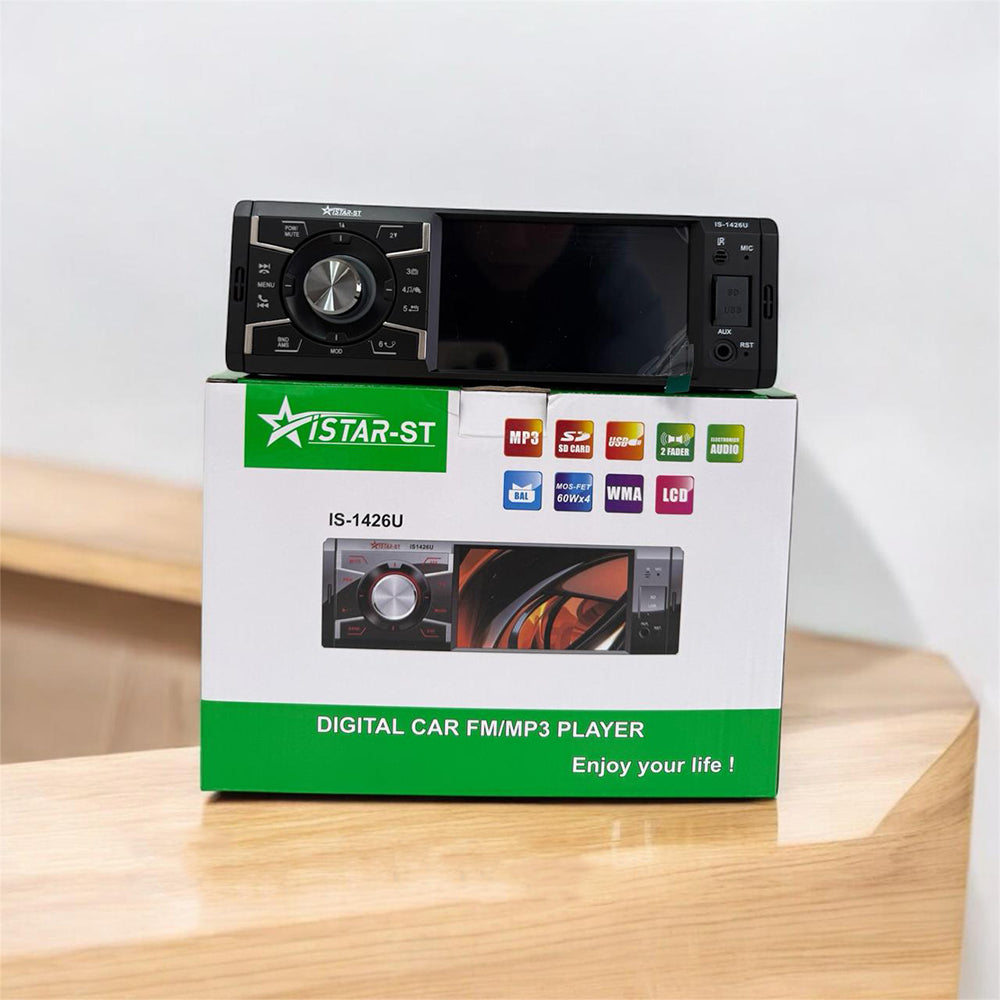 4" TFT Car Stereo with Bluetooth, USB, FM & AUX (Single-DIN)