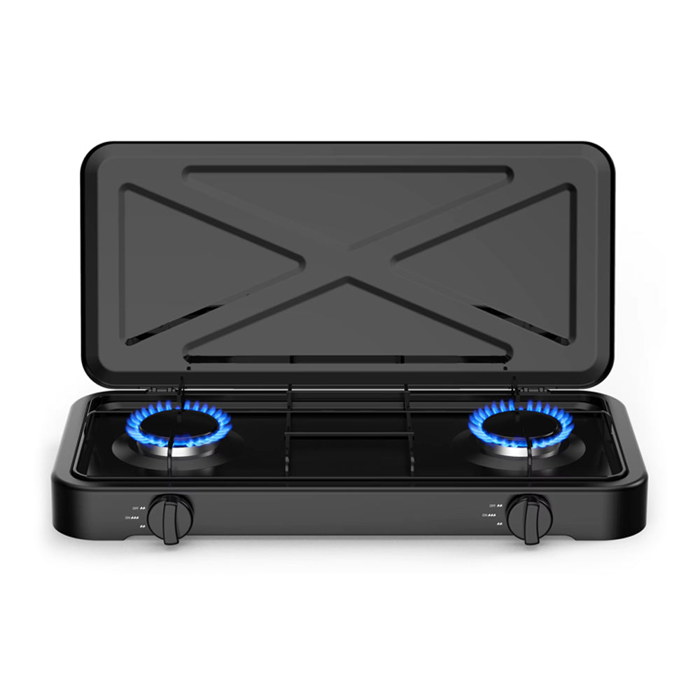 Portable 2 Burner Gas Stove