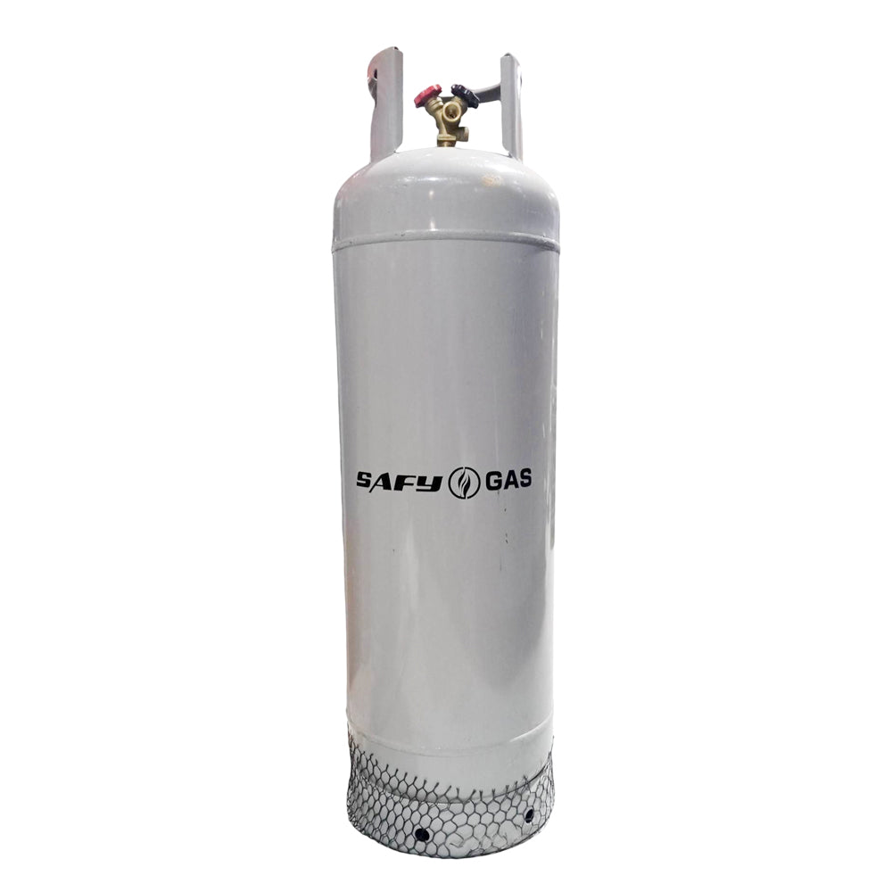 SAFY 48kg Heavy-Duty Double Valve LPG Gas Cylinder (Empty)