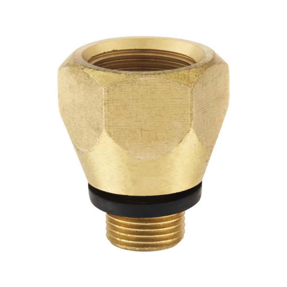 Heavy-Duty Brass Gas Fitting Adaptor - Pack Of 2
