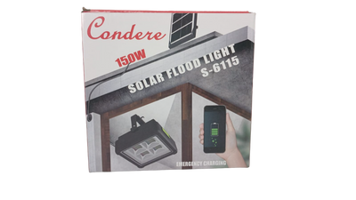 CONDERE Solar Portable Floodlight 150W