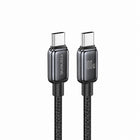 FONENG X119 1m Zinc Alloy Braided Fast Charging Cable 100W / 60W / PD27W