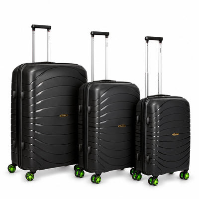 3-Piece Lightweight Hard Shell Travel Luggage Set - 22", 26" & 30"