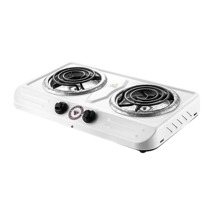 Electric Double Spiral Stove – Portable Dual Hot Plate