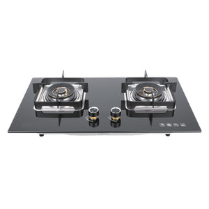 2-Burner Tempered Glass Gas Stove