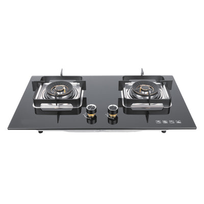 2-Burner Tempered Glass Gas Stove