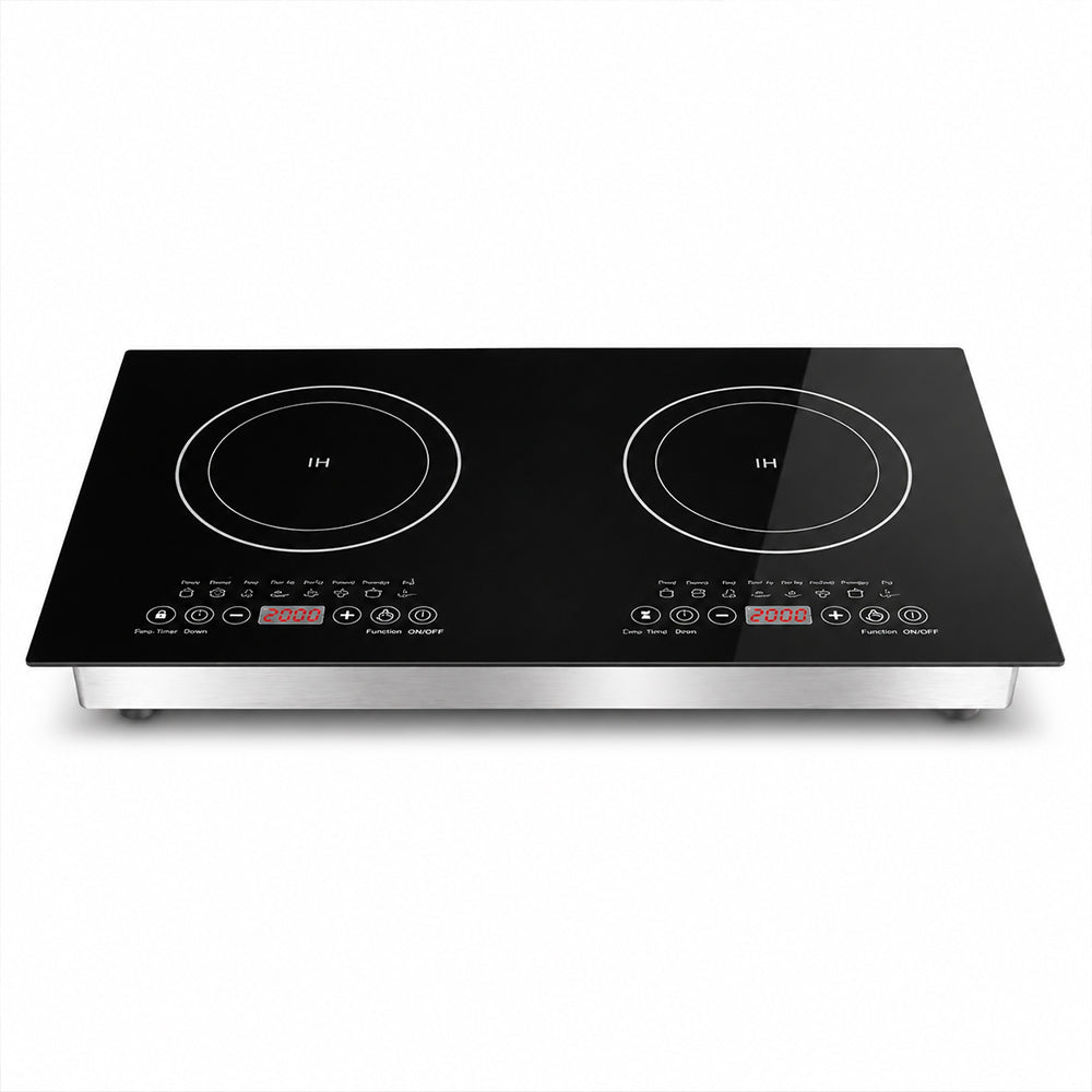Condere Double Burner Induction Cooktop with Touch Controls