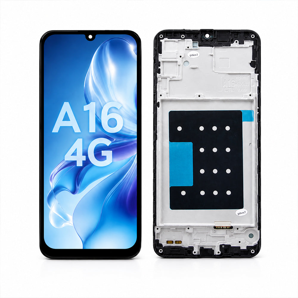 OLED Screen & Digitizer with Frame for Samsung Galaxy A16 4G