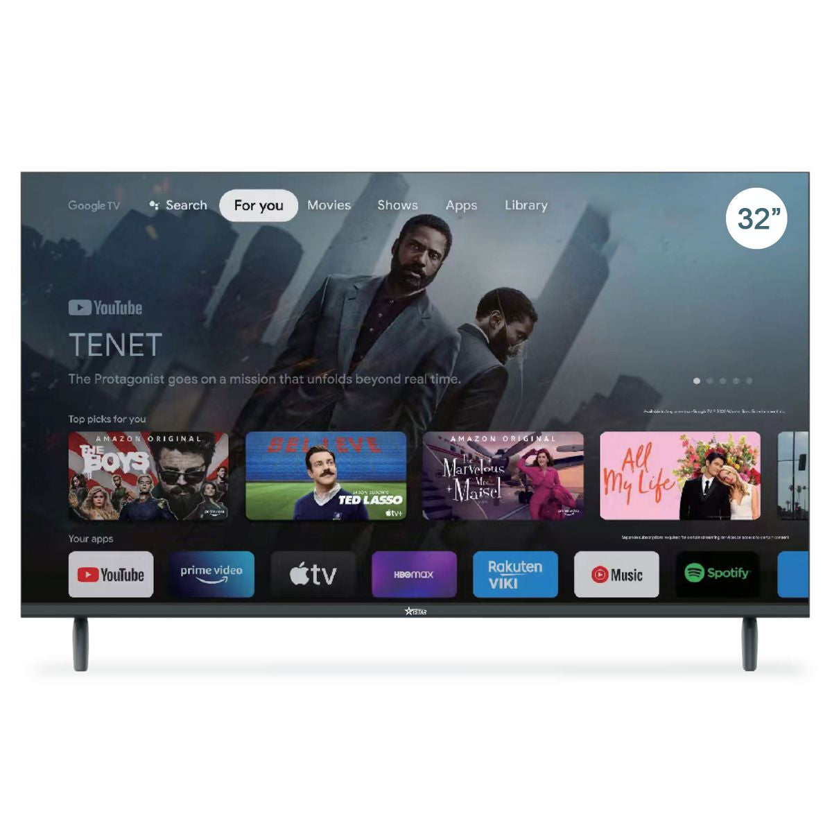 iSTAR - 32" FHD Frameless Google Smart TV