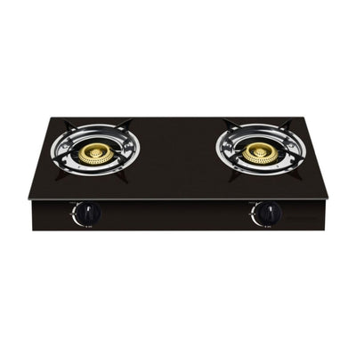 2-Burner Tempered Glass Gas Stove