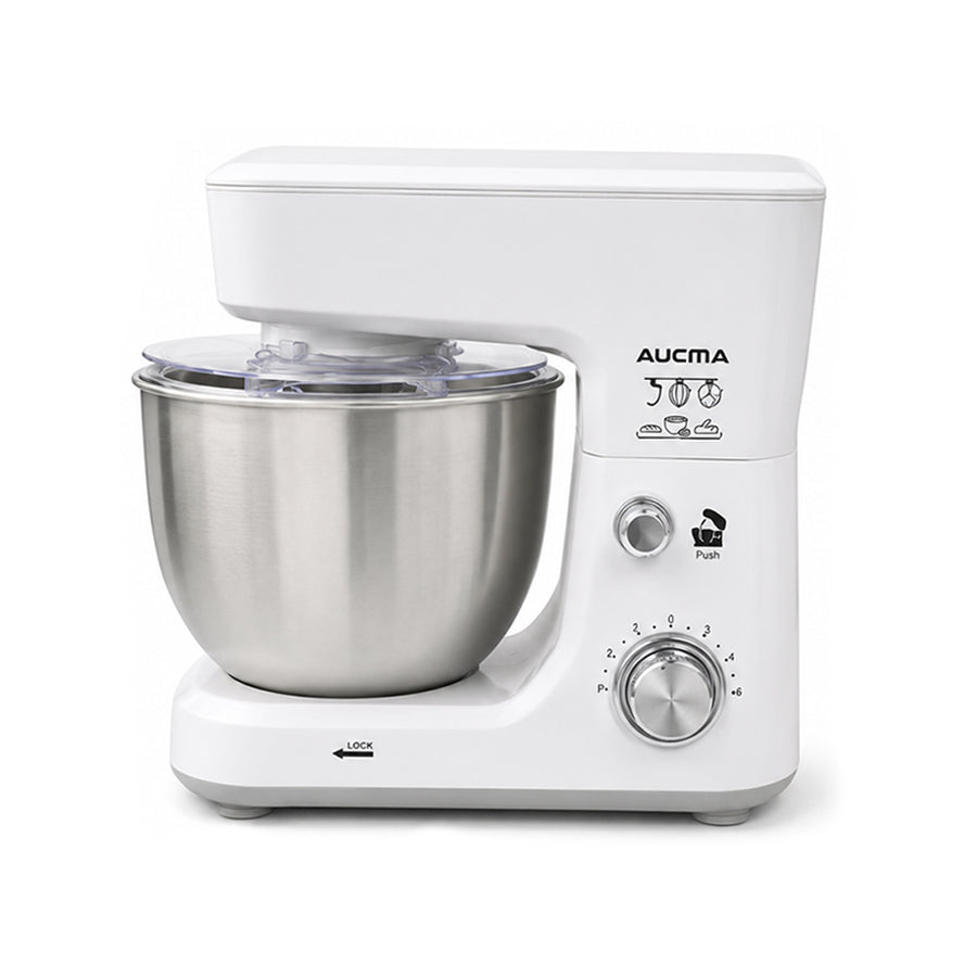 AUCMA Stand Mixer with Stainless Steel Bowl - 500W