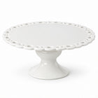 White Ceramic Pedestal Cake Stand - 30.4cm