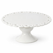 White Ceramic Pedestal Cake Stand - 30.4cm
