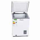 Condere 55L Compact Chest Freezer with Top-Opening Lid - White
