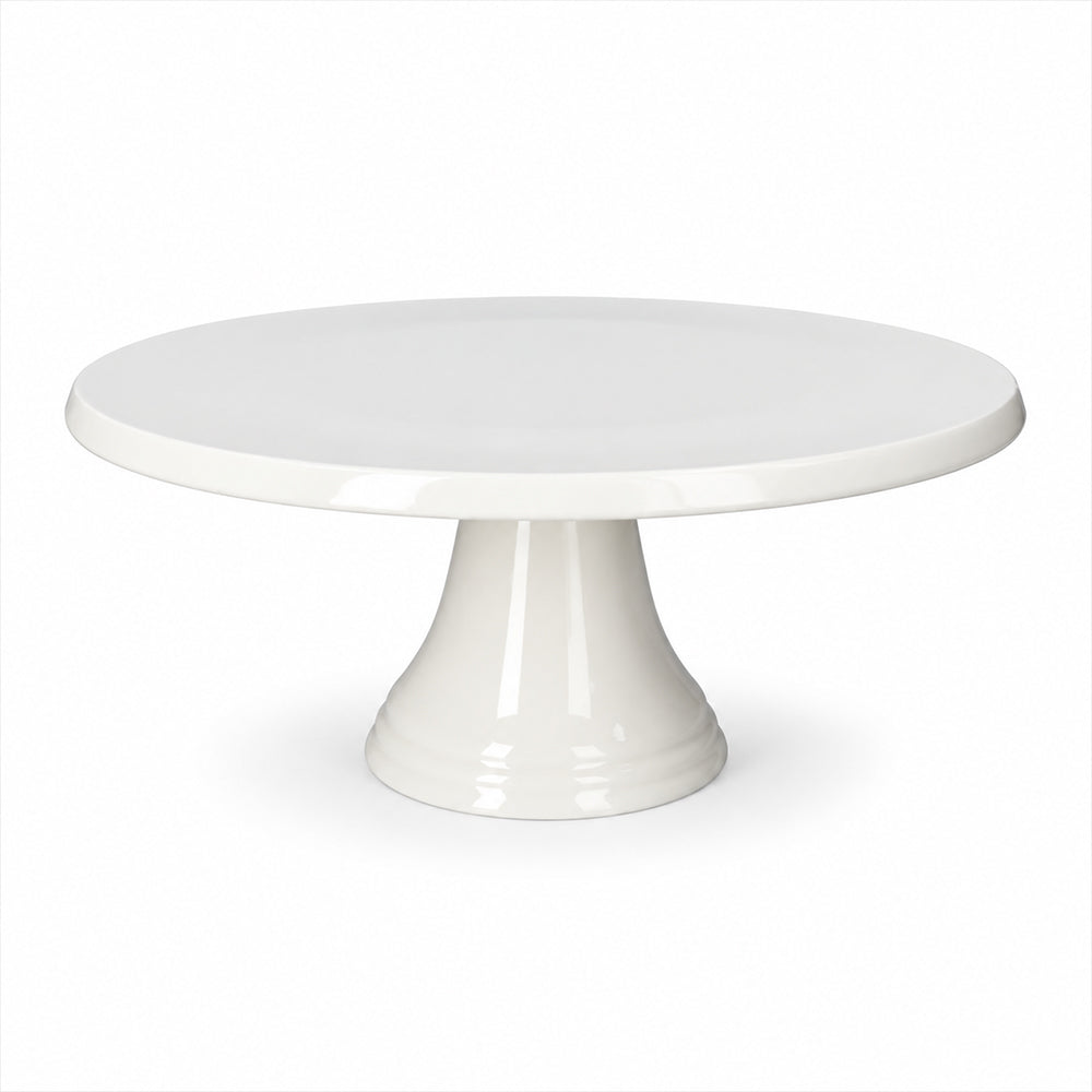 White Porcelain Cake Stand - 30.2cm