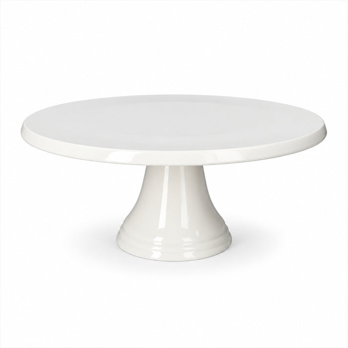 White Porcelain Cake Stand - 30.2cm
