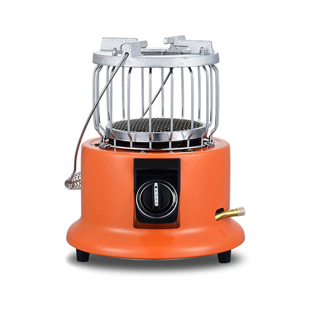 2-in-1 Portable Propane Gas Heater & Stove