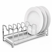 Compact Stainless Steel Dish Drying Rack for Plates