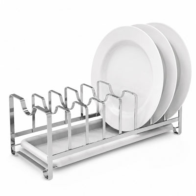Compact Stainless Steel Dish Drying Rack for Plates