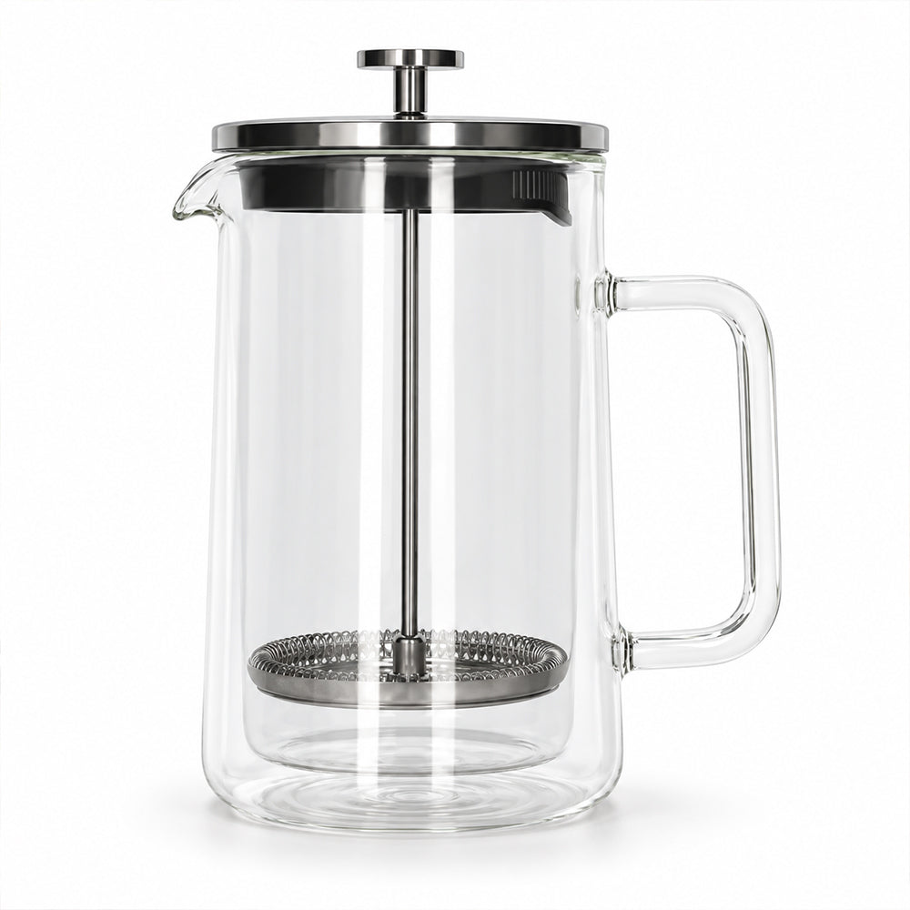 Glass French Press Coffee & Tea Maker - 600ml