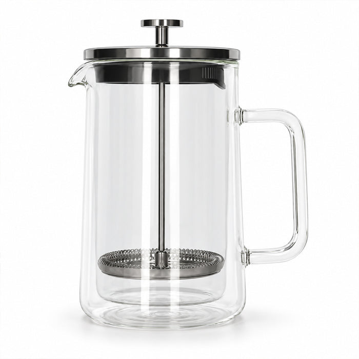 Glass French Press Coffee & Tea Maker - 600ml