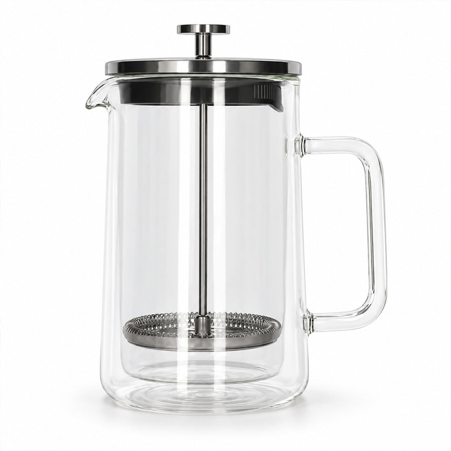Glass French Press Coffee & Tea Maker - 600ml
