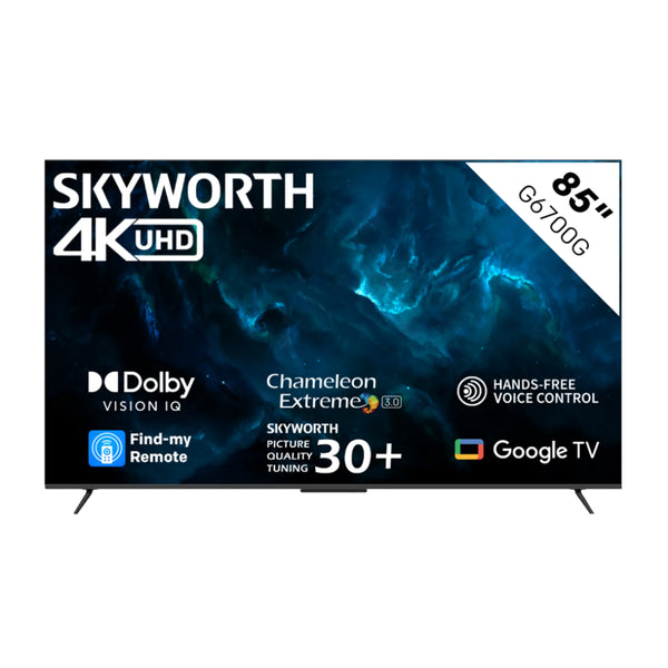 Skyworth 85-Inch 4K UHD Google Smart TV with HDR