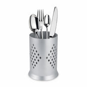 Aluminium Cutlery Holder with Drain Holes for Spoons, Forks & Knives